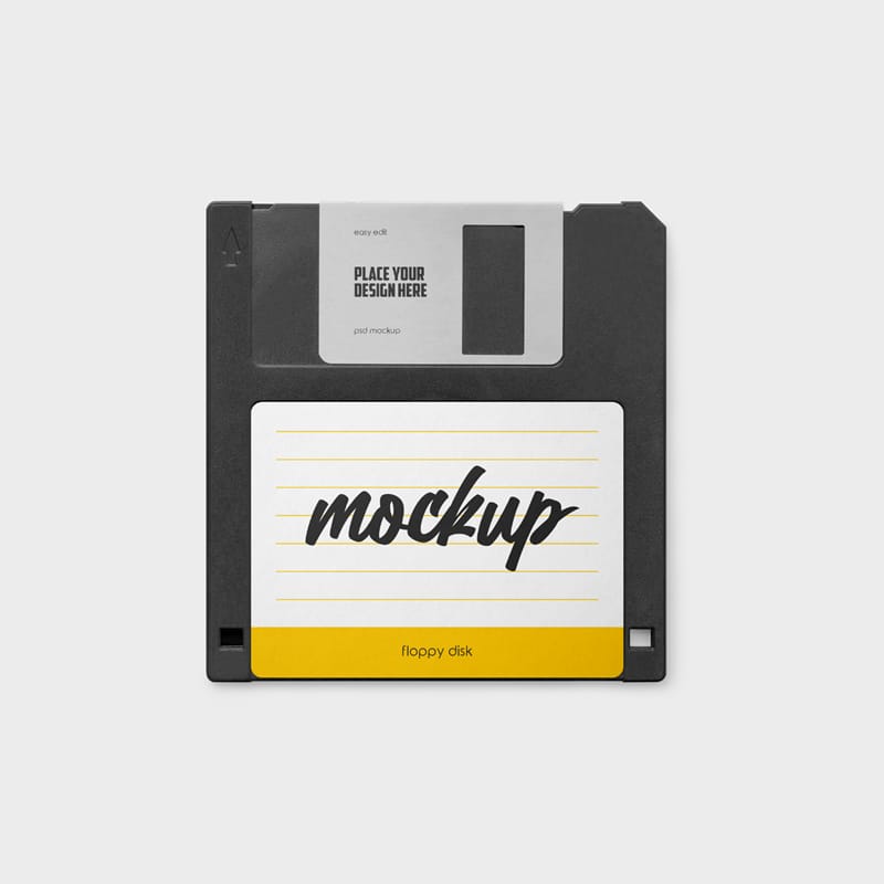 Floppy Disk Mockup Set PSD