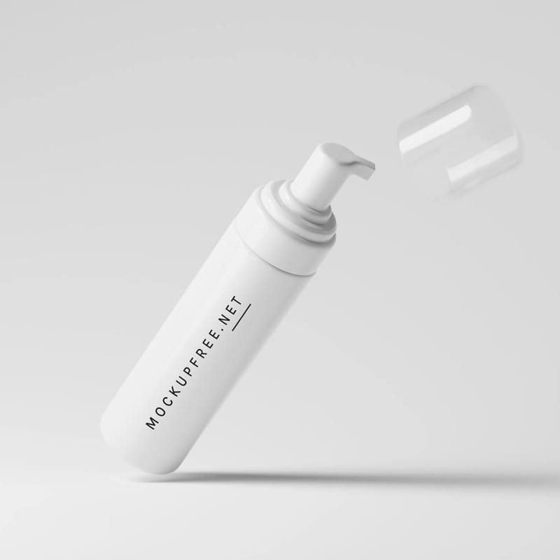 Foam Pump Bottle Mockups PSD