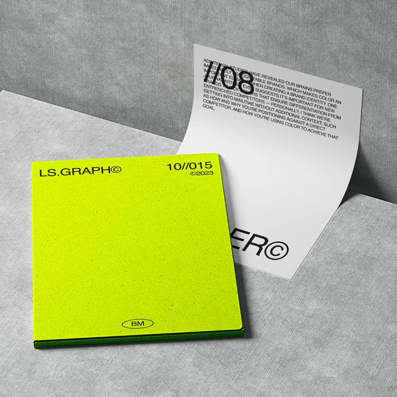 Folder and Paper Mockup PSD