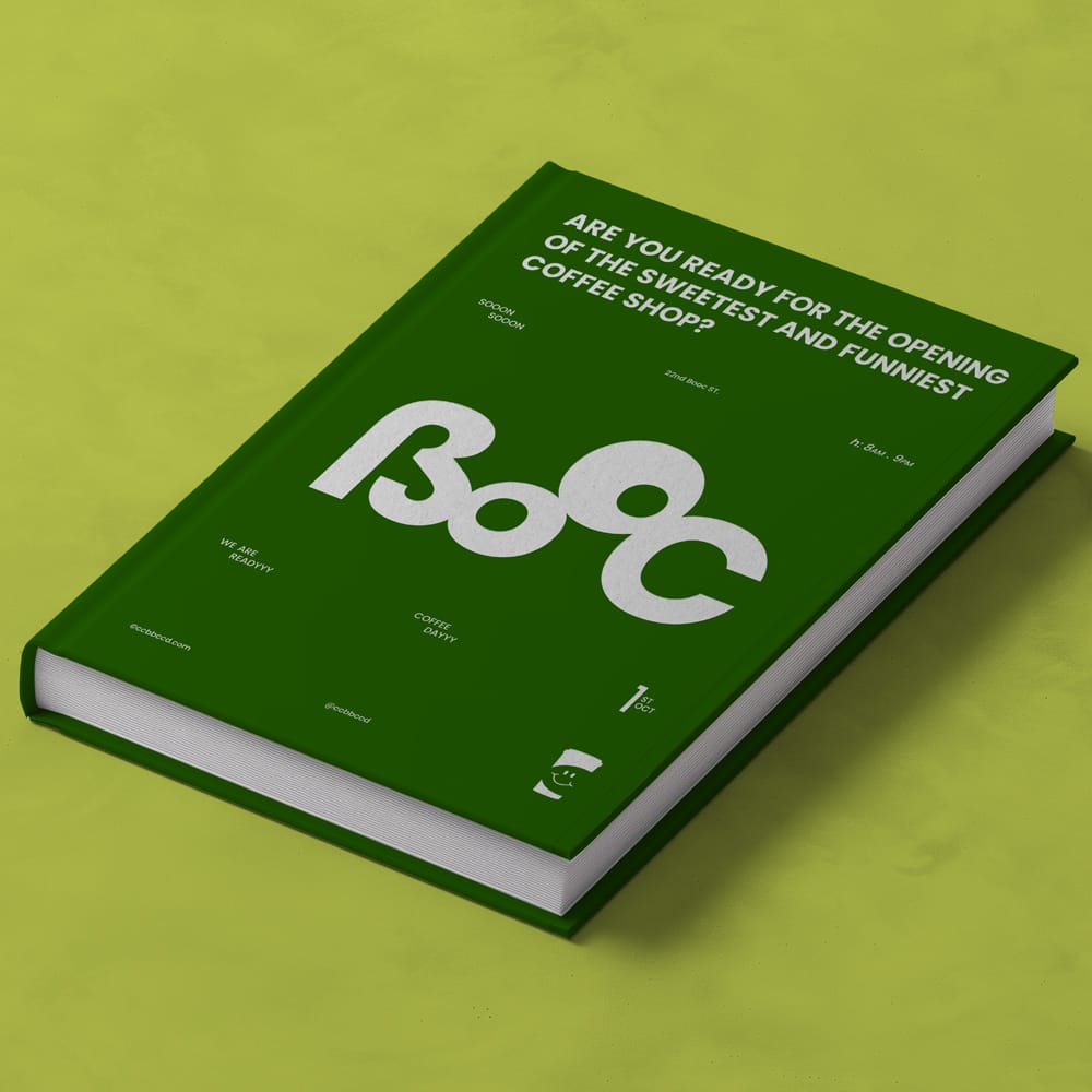 Free Book Cover Mockup Template PSD