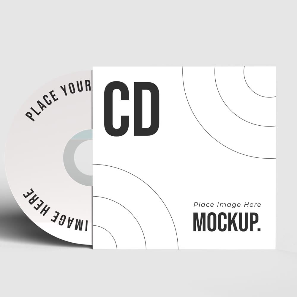 Free CD Branding Mockup PSD
