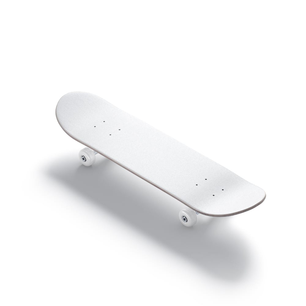 Free Skateboard Template Mockup PSD
