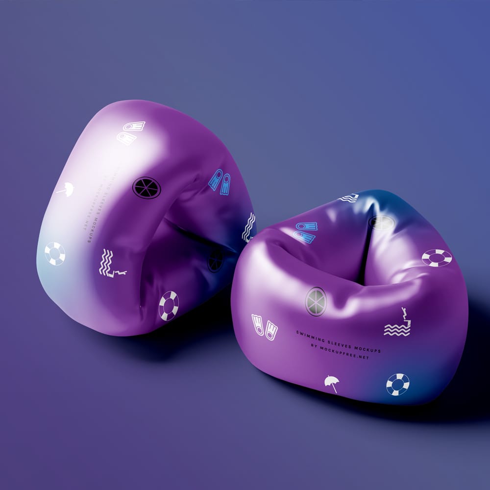 Free Swimming Sleeves Mockups PSD