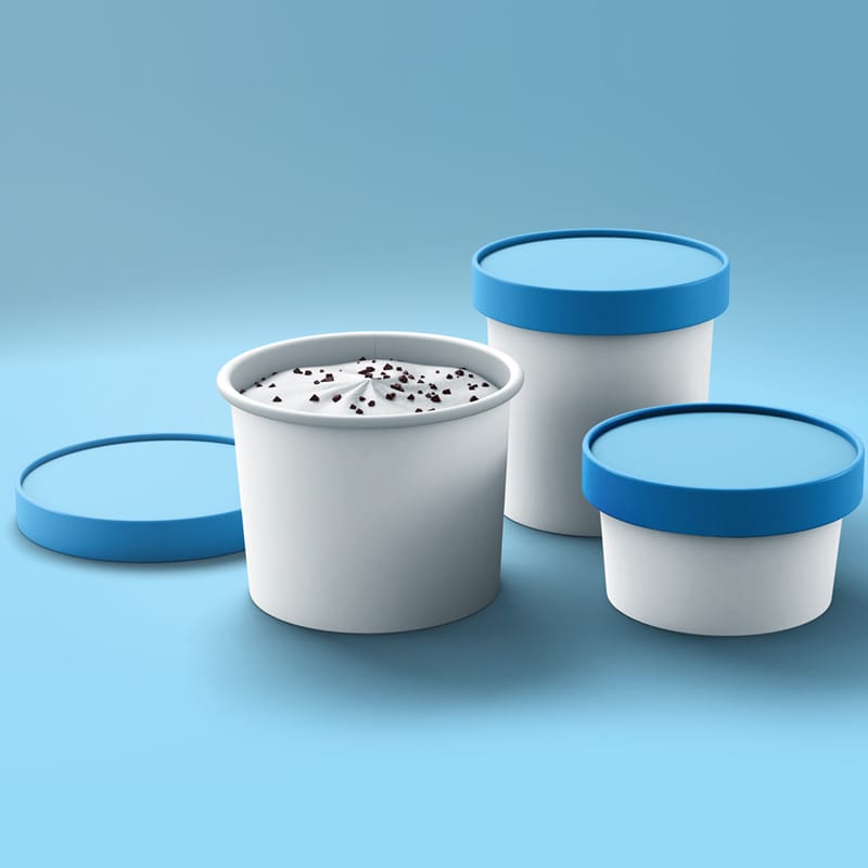 Good Ice Cream Cup Scene Mockup PSD