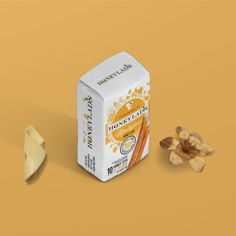 Honey Packaging Mockup PSD