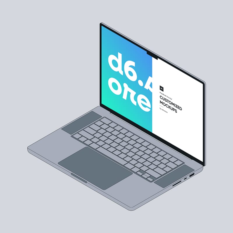 Macbook Pro Customized Mockups PSD