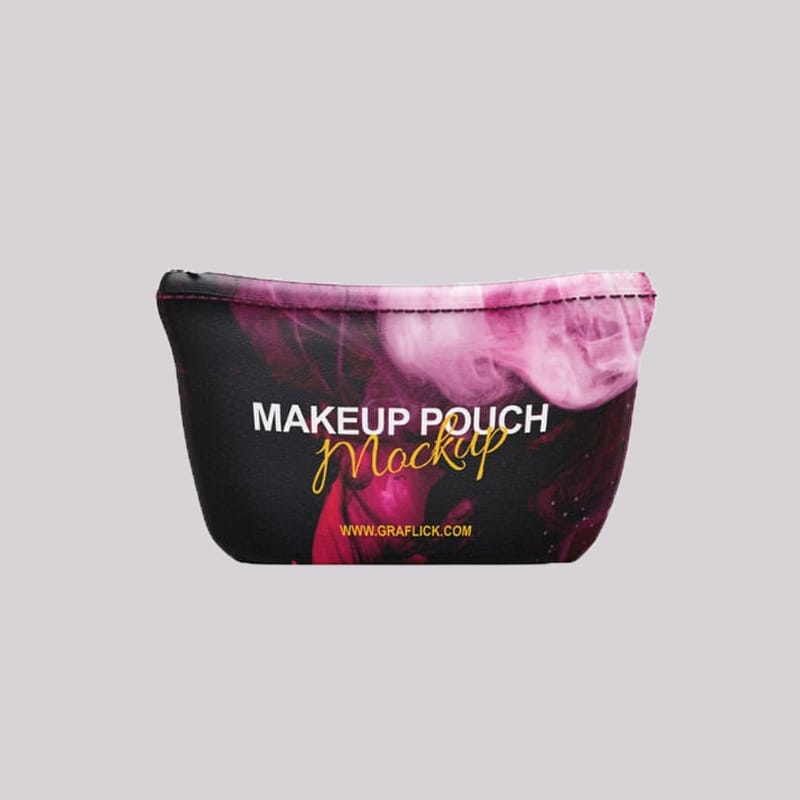 Makeup Pouch Mockup PSD