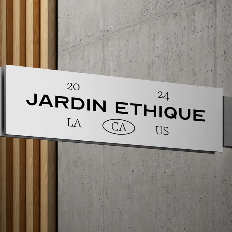 Outdoor Store Sign Mockup PSD