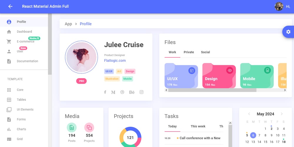 React Material Admin