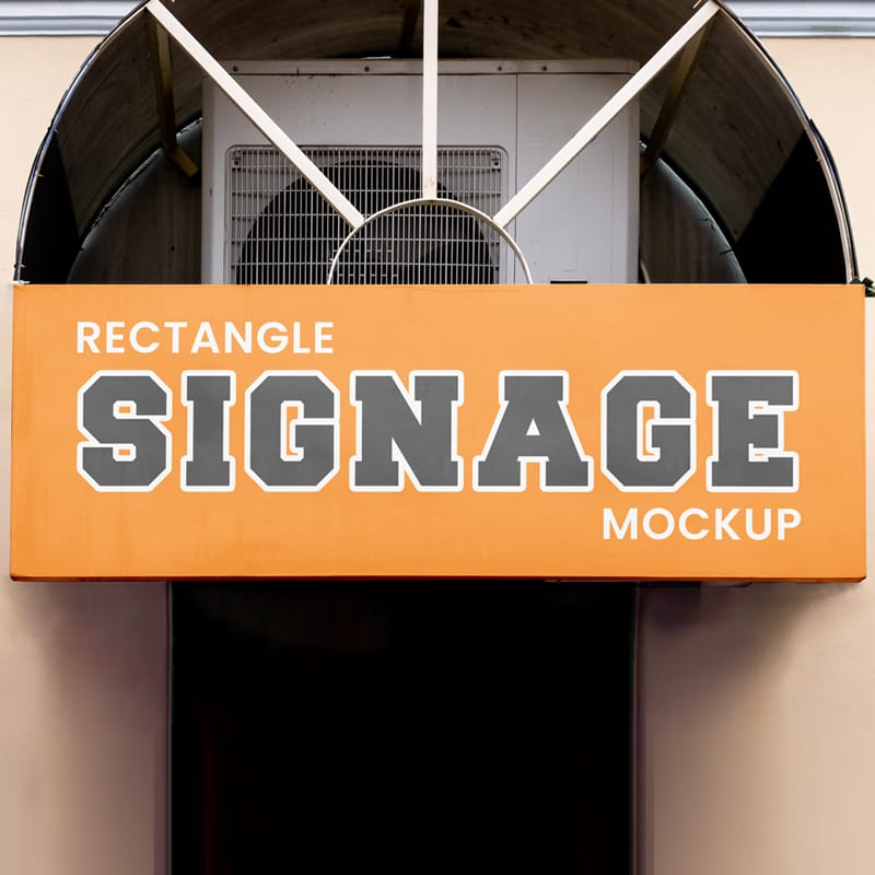 Rectangle Coffer Mockup PSD