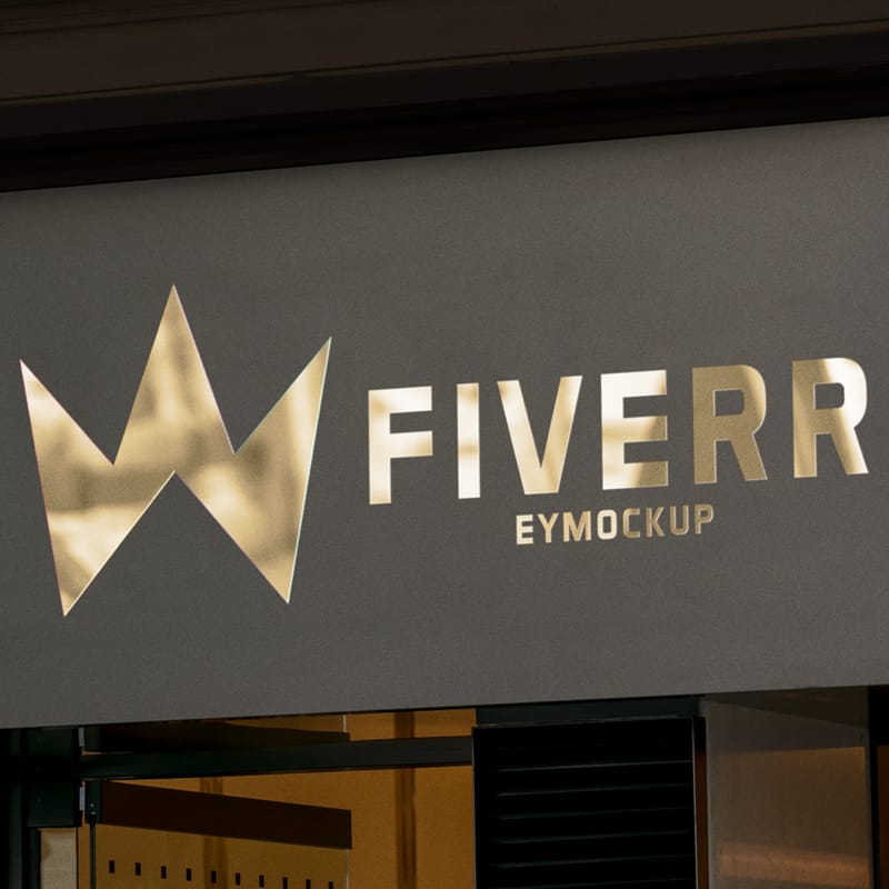 Restaurant Sign Mockup