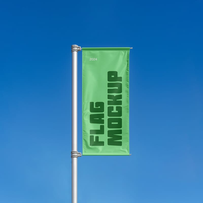 Single Banner Mockup PSD