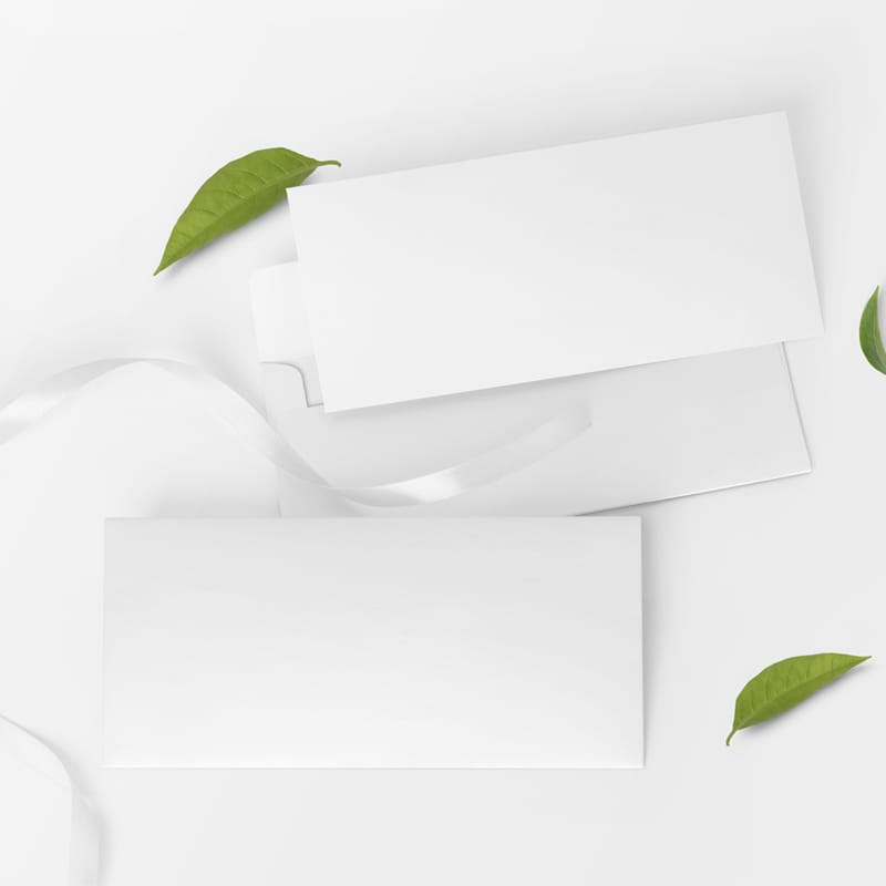 Wedding Invitation Mockup Template PSD