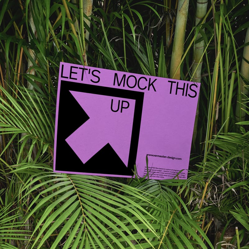 A3 Poster Realistic Mockup PSD