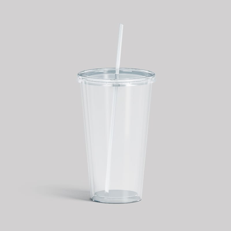 Acrylic Tumbler Mockup PSD