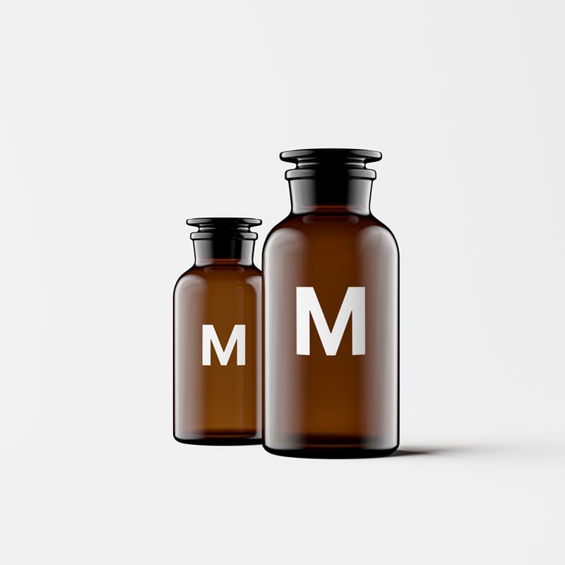 Apothecary Jar Mockup PSD
