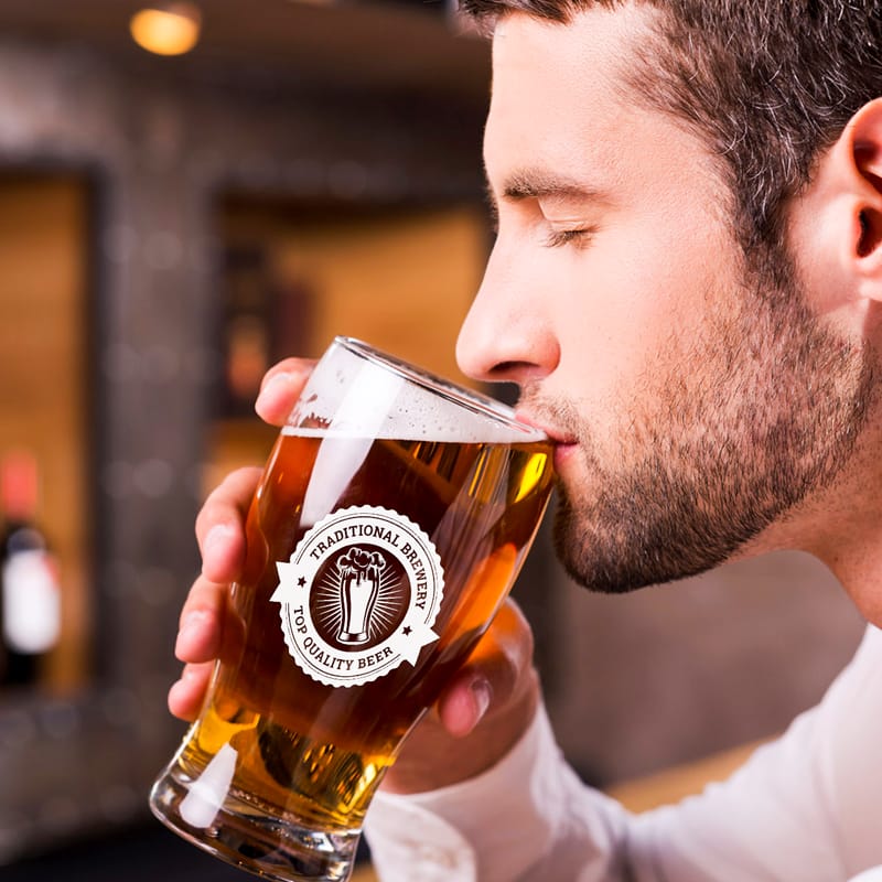 Beer Drinking Label Mockups PSD