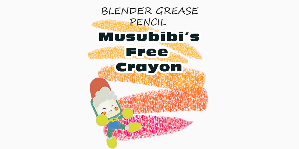 Blender Grease Pencil Crayon Brush