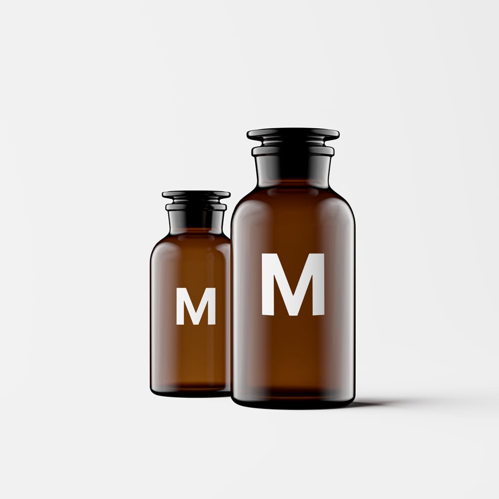 Free Apothecary Jar Mockup PSD