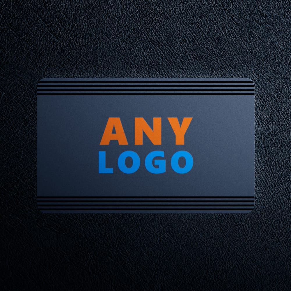 Free Background Card Logo Mockup PSD