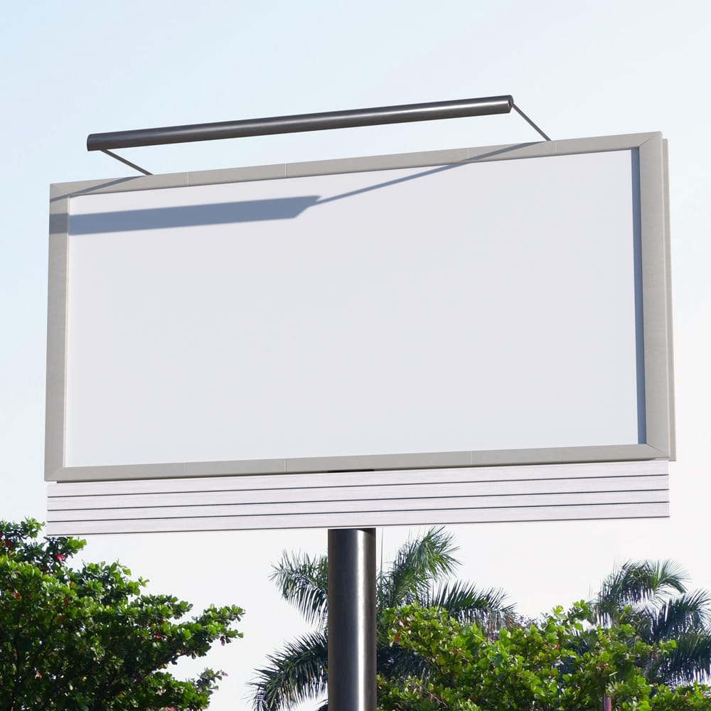 Free City Outdoor Advertising Billboard Mockup PSD