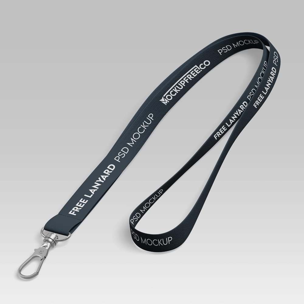 Free Lanyard Mockup PSD