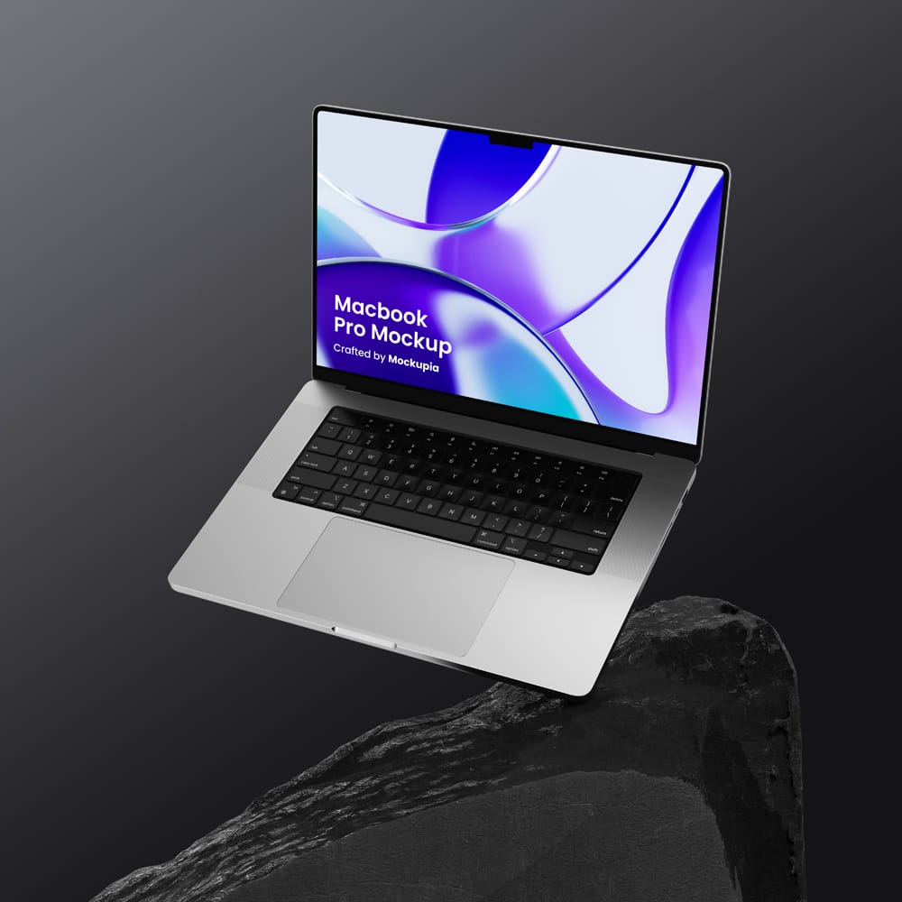 Free Macbook Pro M3 Mockup PSD