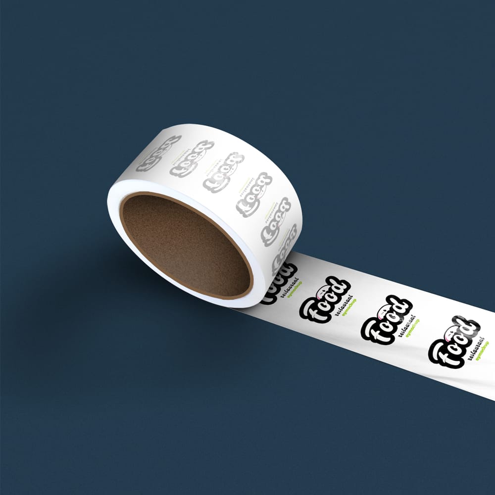 Free Packaging Tape Mockup PSD