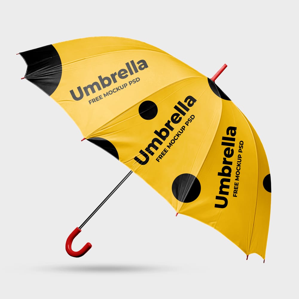 Free Realistic Umbrella Mockup PSD