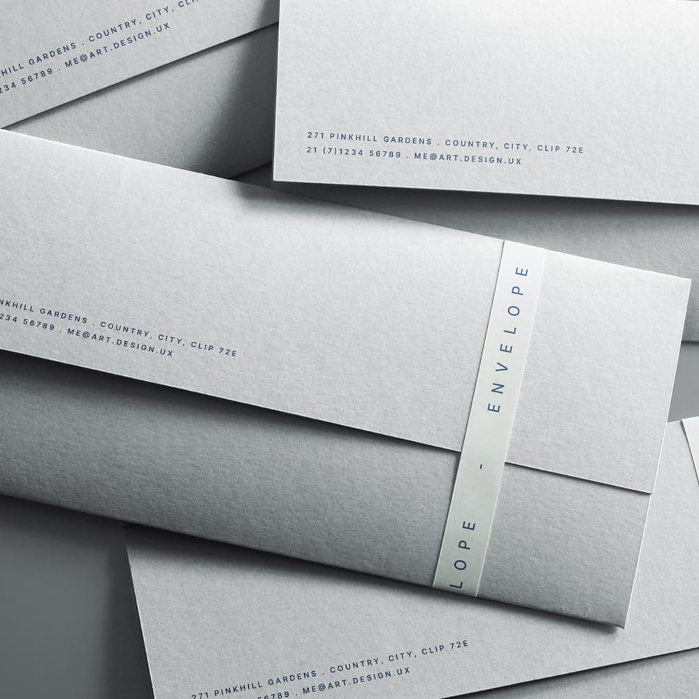 Free Scattered Minimal Envelopes Mockup PSD