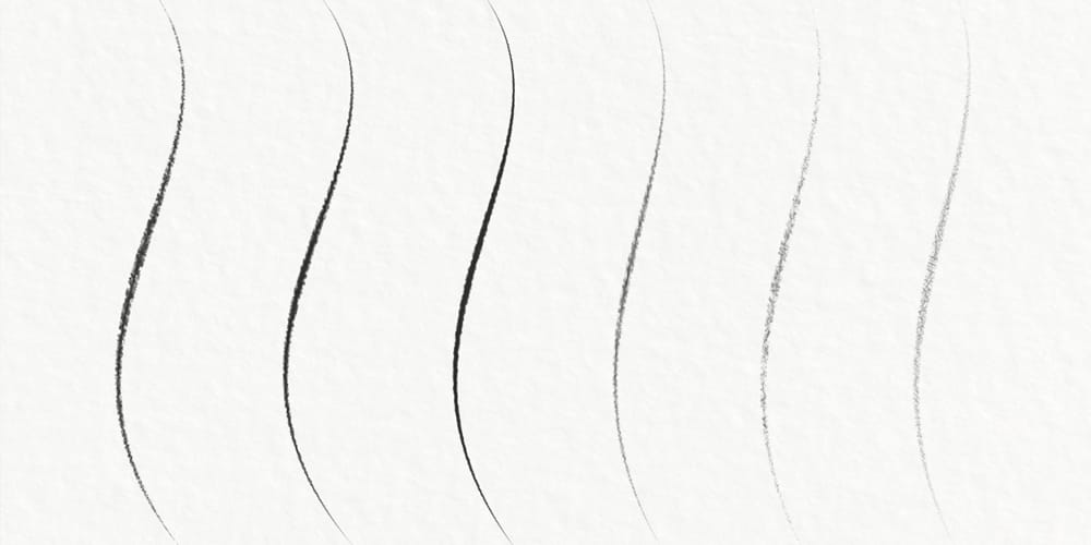 Graphite Pencil Photoshop Brushes