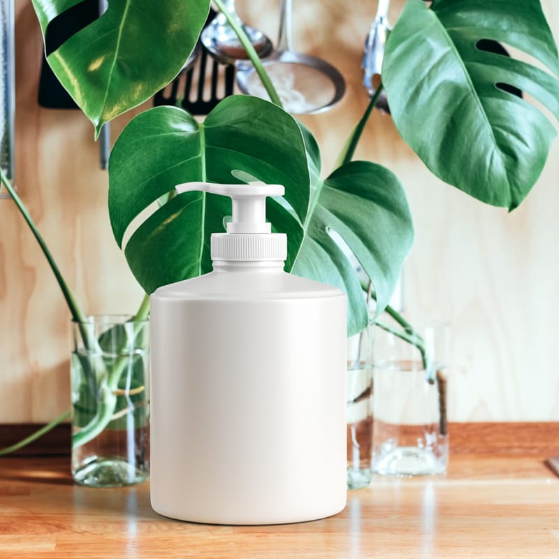 Matt Pump Bottle Mockup PSD