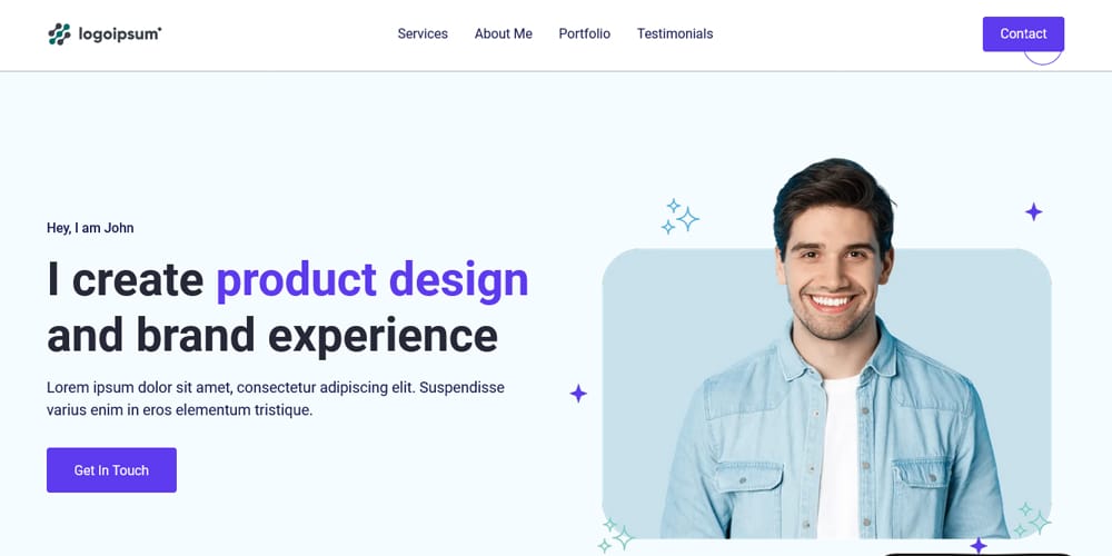 Personal Portfolio Webflow Website Template