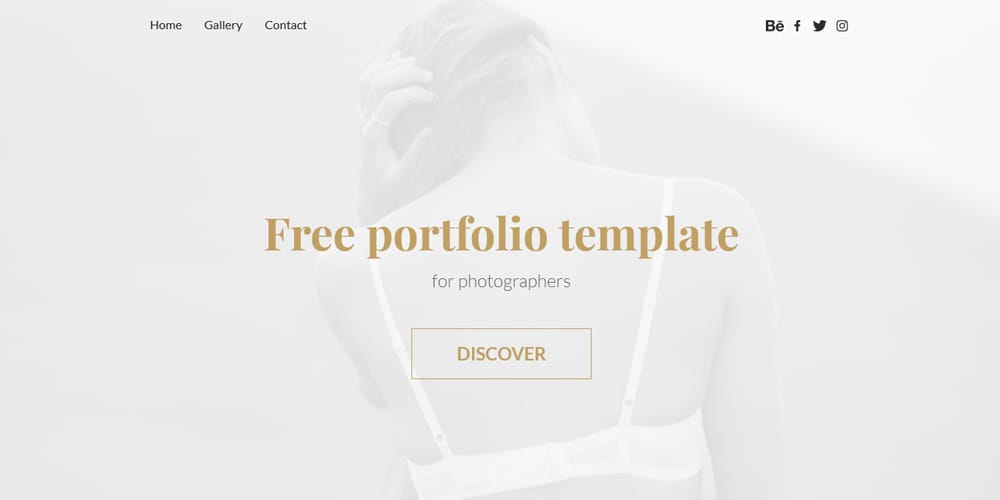 Photographer's Portfolio Template