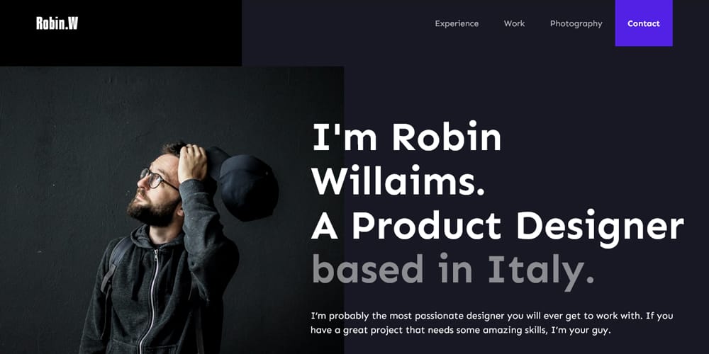 Portfolio Website Template