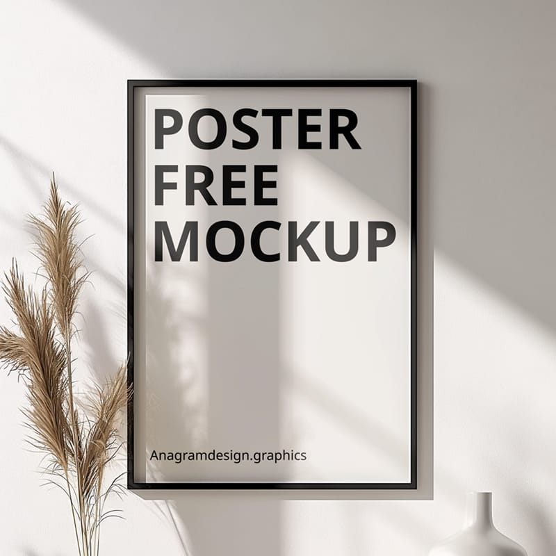 Poster A2 Mockup Design PSD
