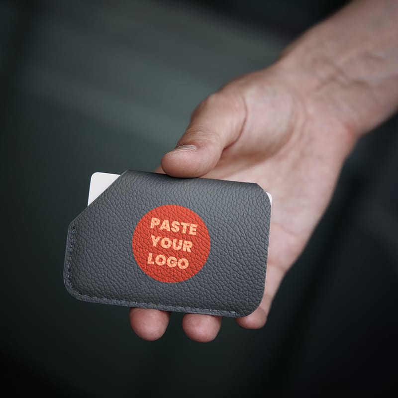 Professional Card Holder Mockup PSD