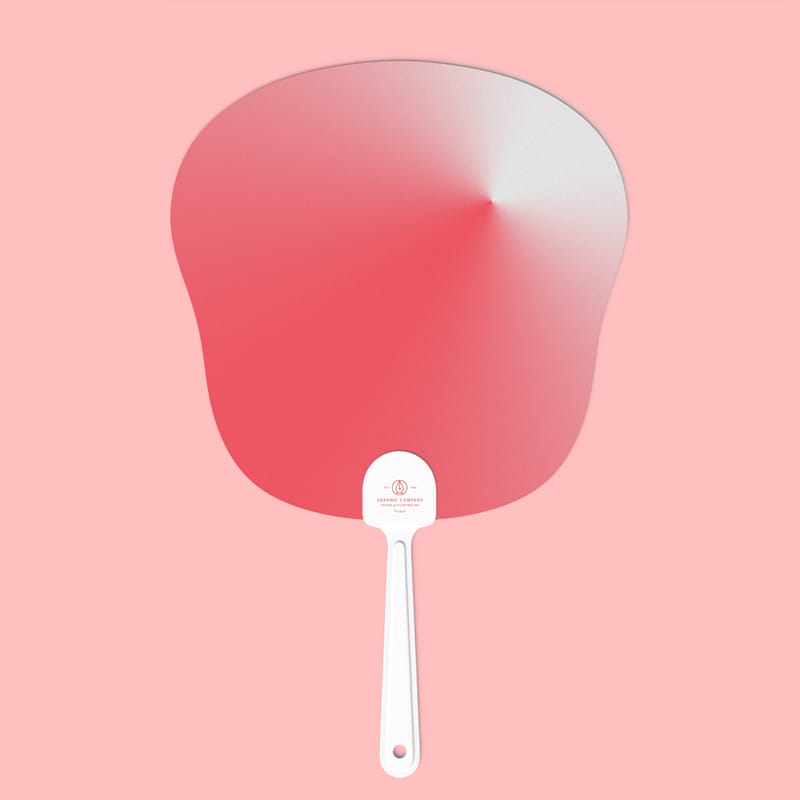 Promotional Hand Fan Mockup PSD