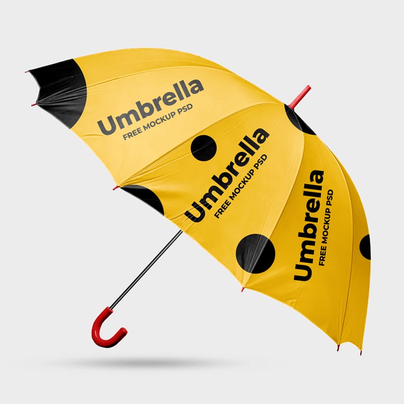 Realistic Umbrella Mockup PSD