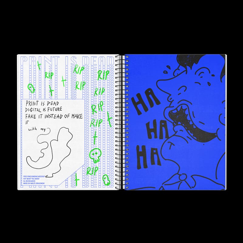 Ring Binder Mockup PSD