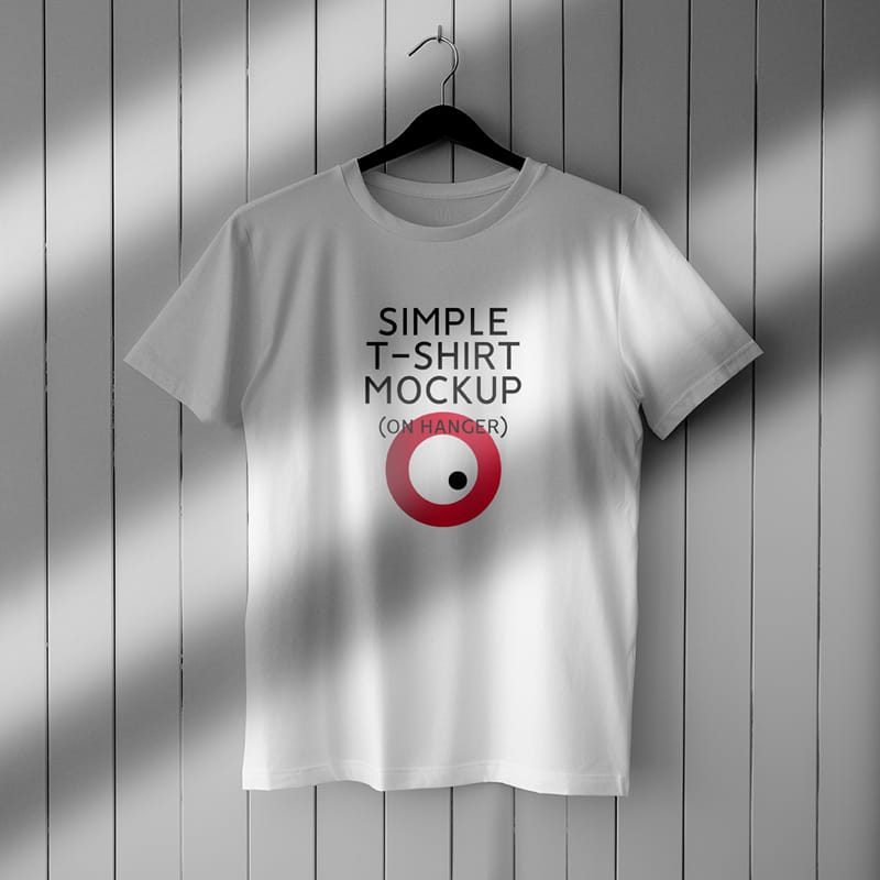 Simple T-Shirt Mockup Template PSD