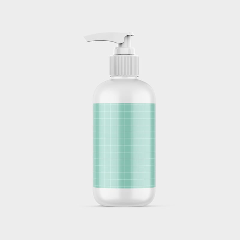 Soap Plastic Bottle Mockup PSD