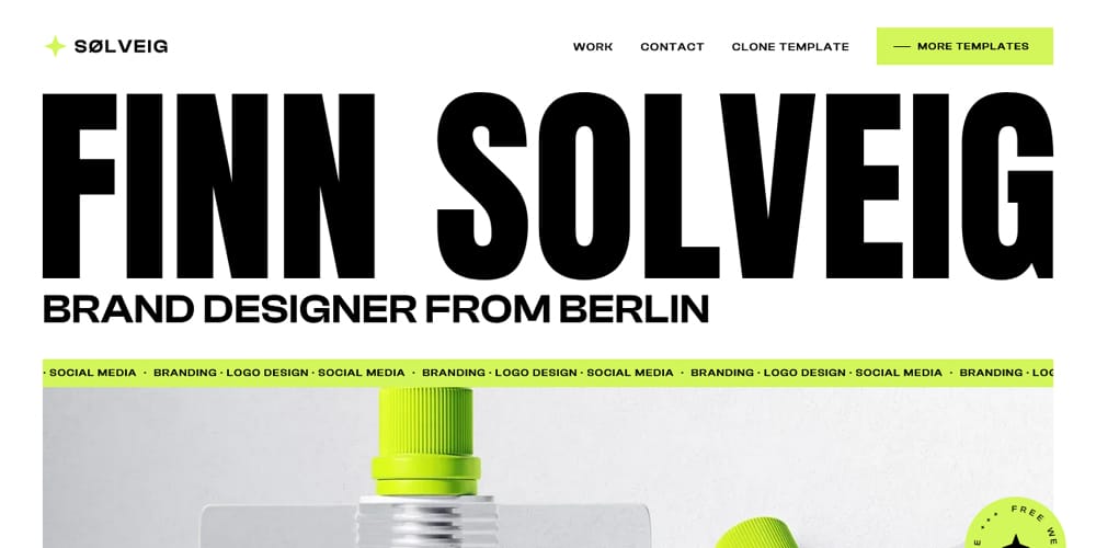 Solveig Portfolio Template