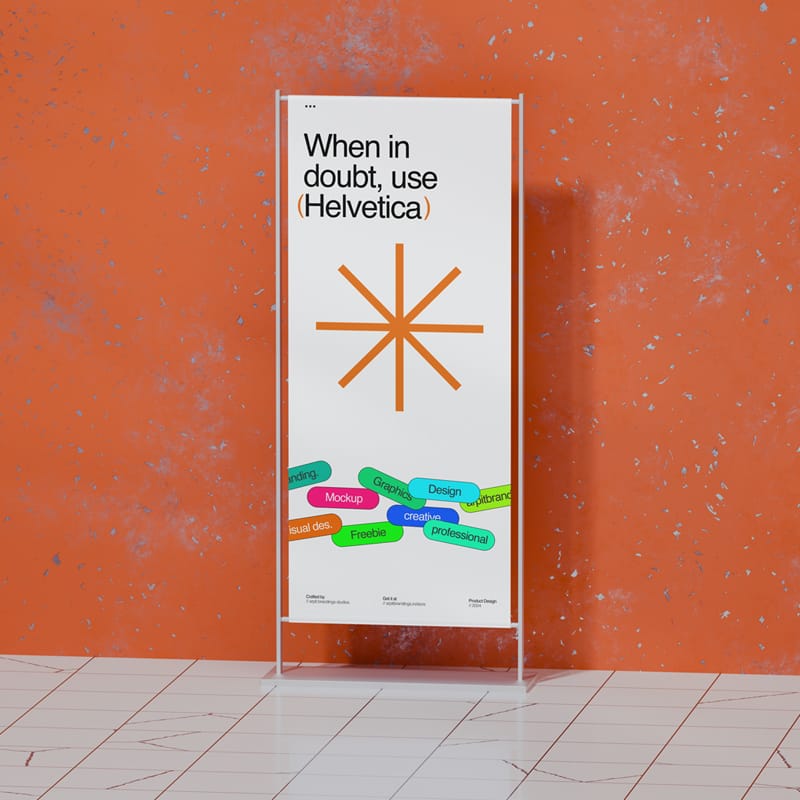 Standing Banner Mockup