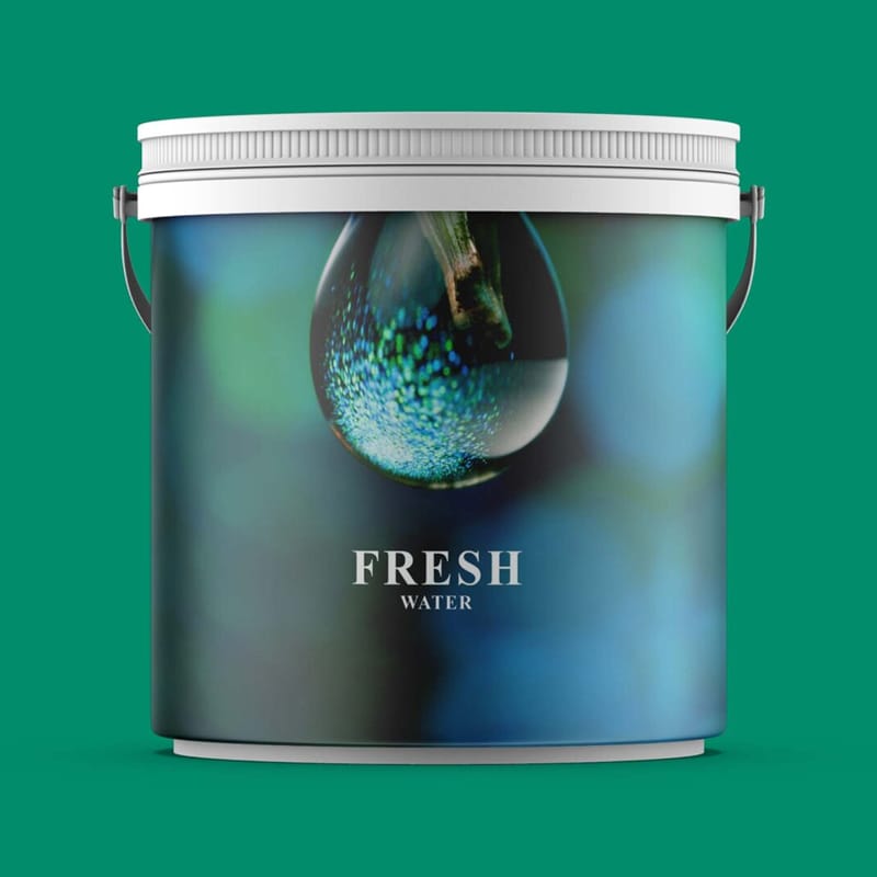 Supplement Bucket Mockup PSD