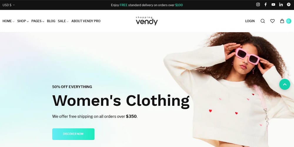 Vendy Shopping Store Theme