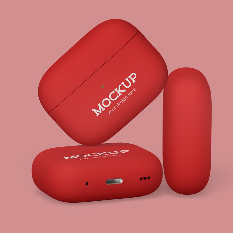 AirPods Pro Case Mockup PSD