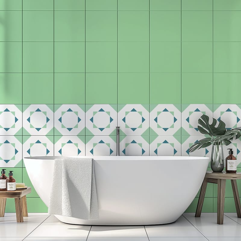 Bathroom Tiles Mockup PSD