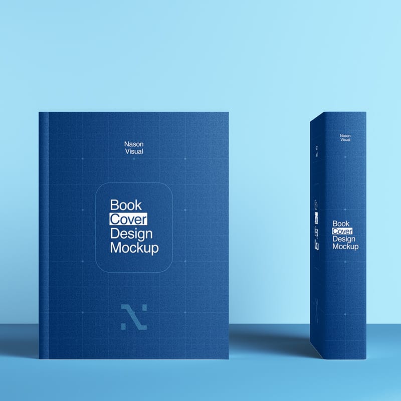 Book Cover Design Mockup PSD