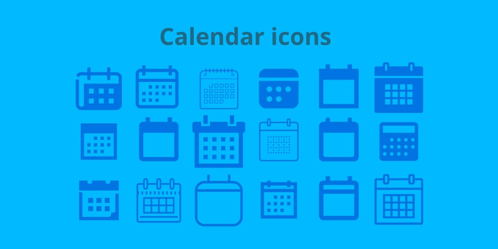 Calendar Icons